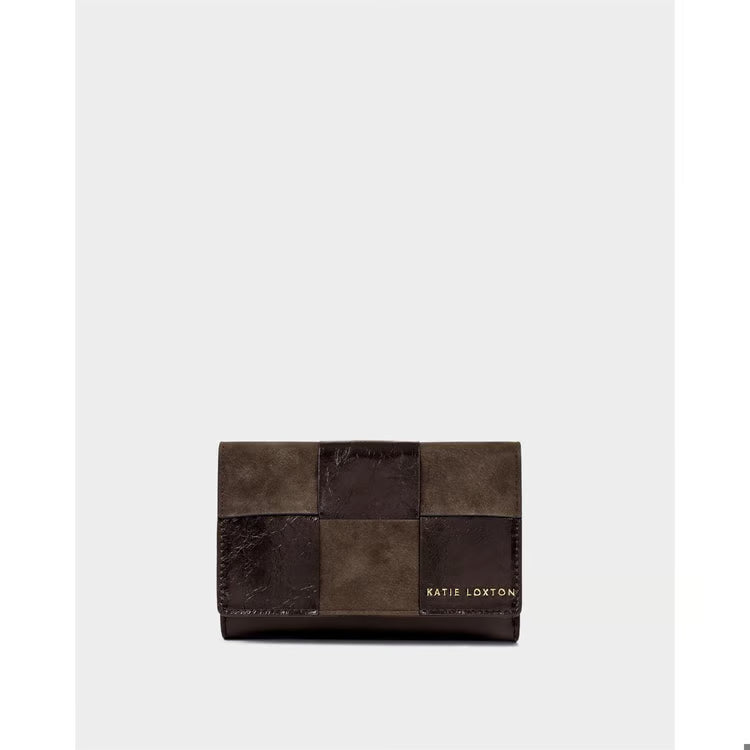 Taya Woven Purse | Bitter Chocolate
