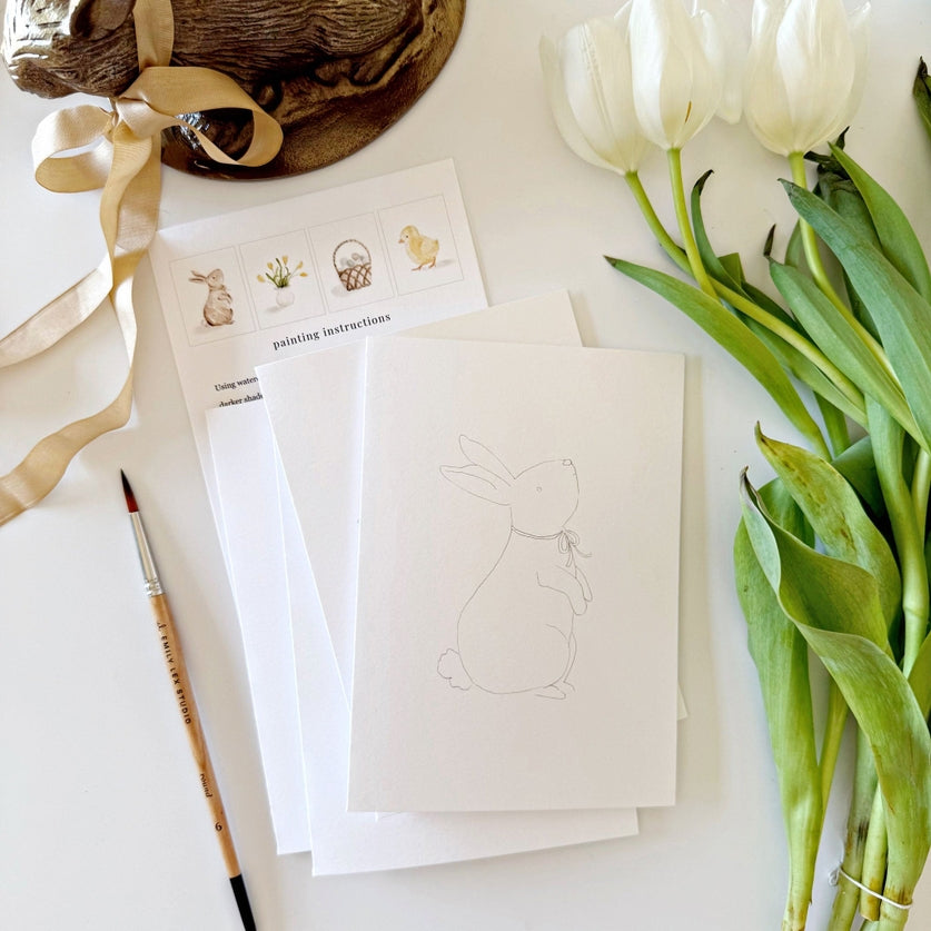 Paintable Notecards | Easter