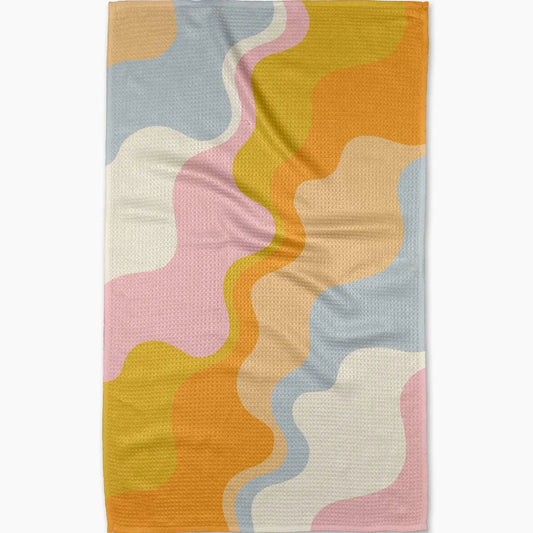 Tea Towel | Happy Waves