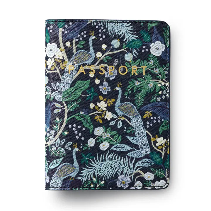Peacock Passport Holder