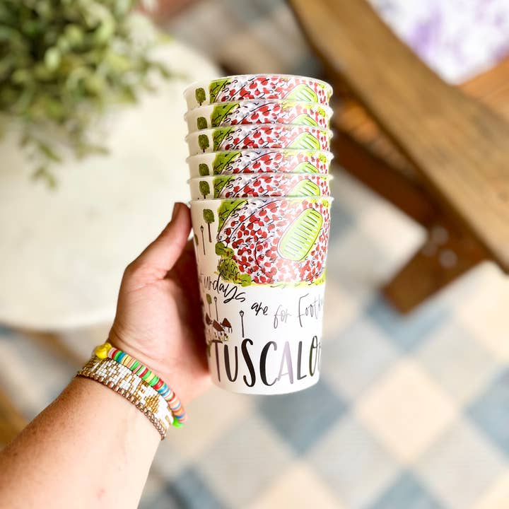 Tuscaloosa Reusable Tailgating Cups
