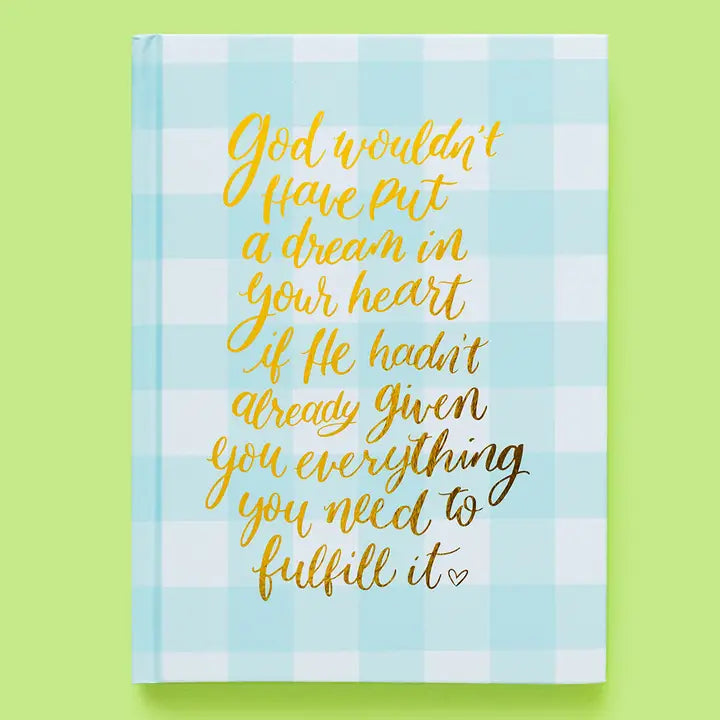 Notebook | Spiritual | Blue Gingham