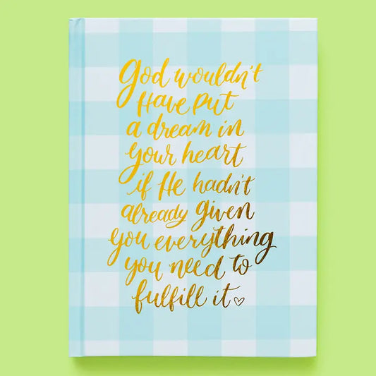 Notebook | Spiritual | Blue Gingham