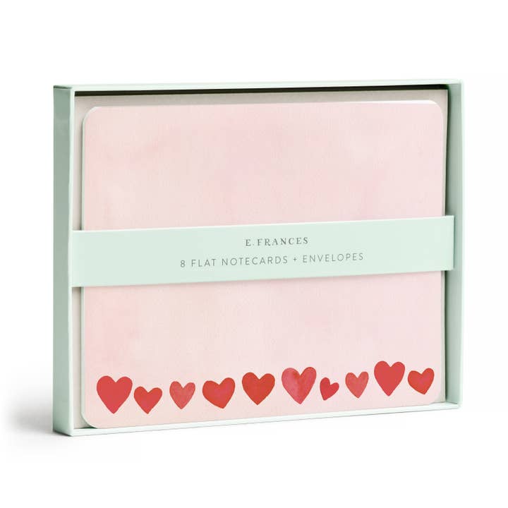 Flat Note Set | Blush Mini Hearts
