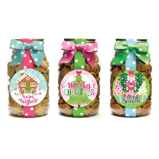 Quart Jar | Choc Chip | Christmas Multi