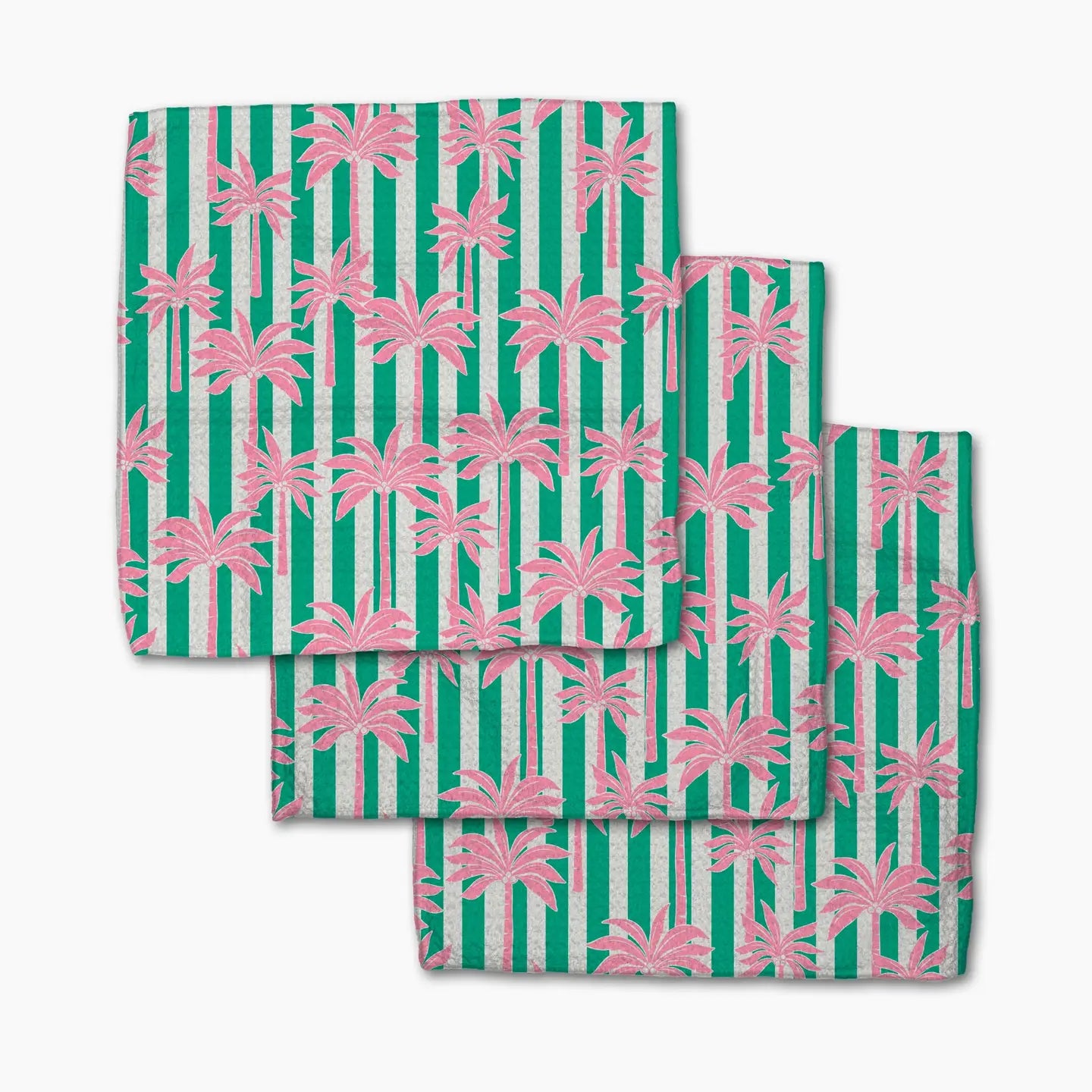 Dishcloth Set | Palm Tree Stripe