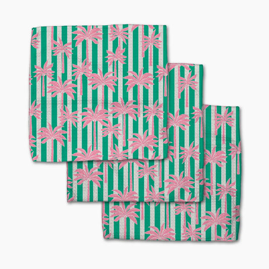 Dishcloth Set | Palm Tree Stripe