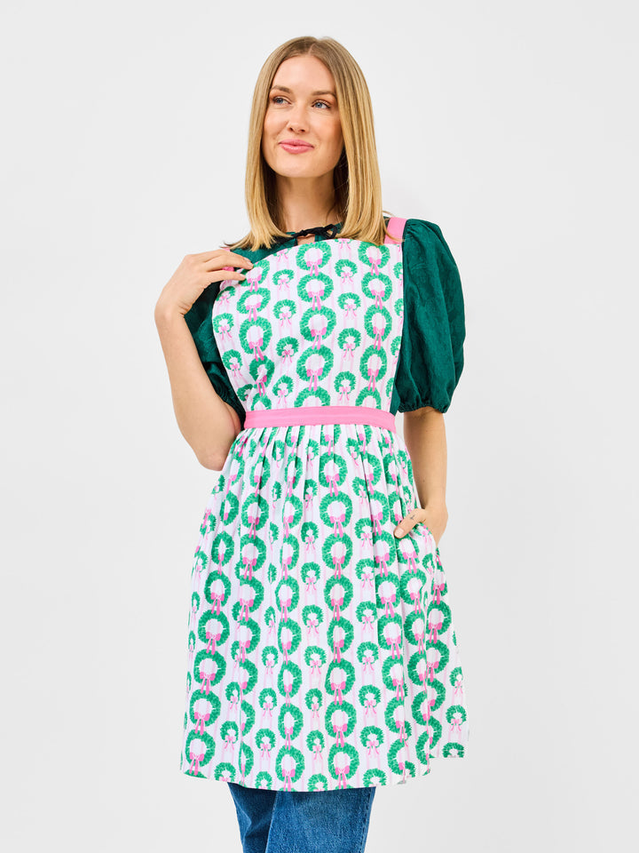 Adult Apron | Rosy Wreaths