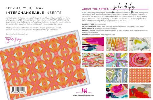 Acrylic Tray Inserts | Julie Dailey Vol 2