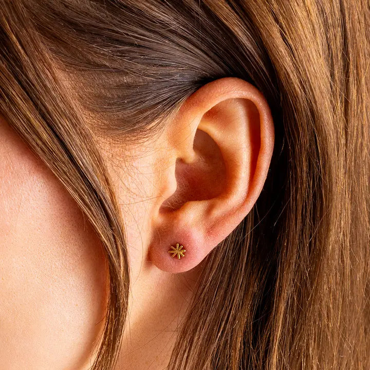 Stud Earrings | Gold-Plated Stars