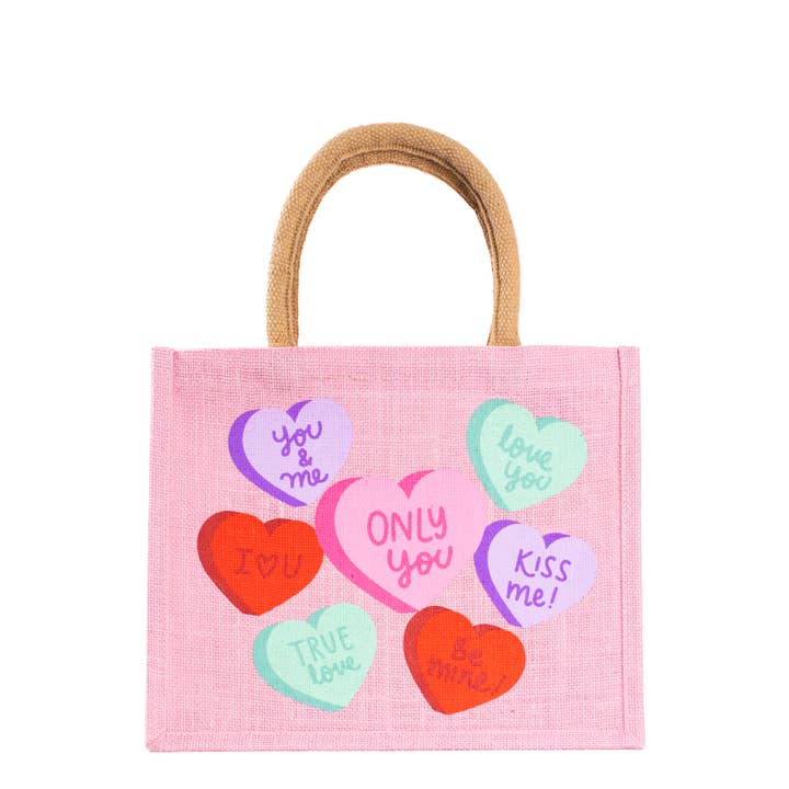 Candy Heart Gift Tote