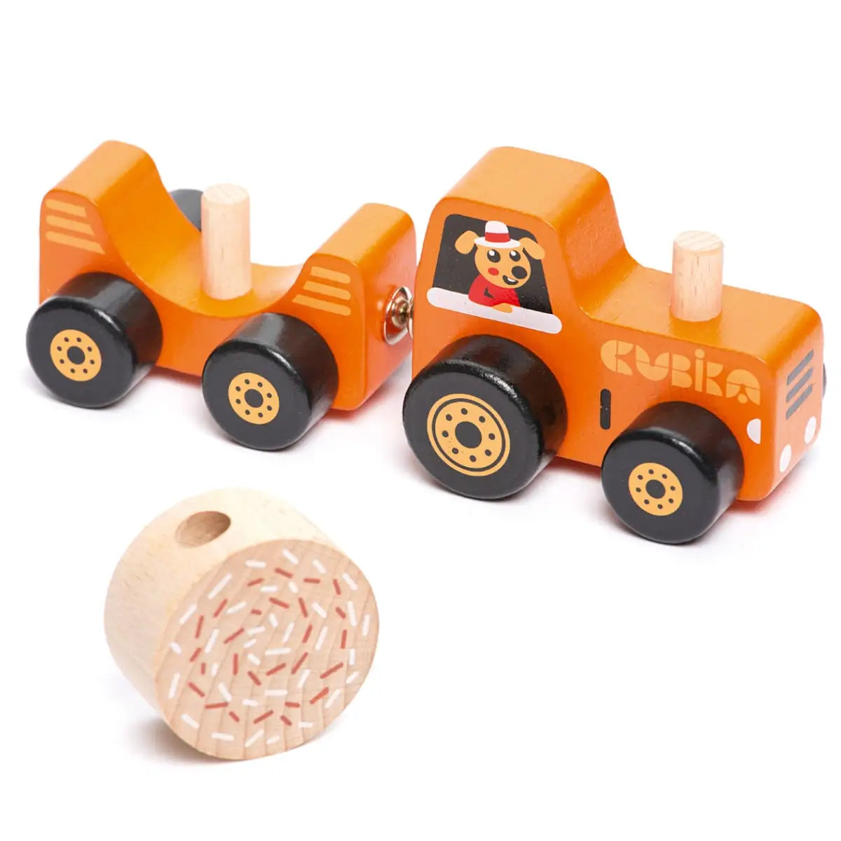 Cubika | Wooden Toy Tractor
