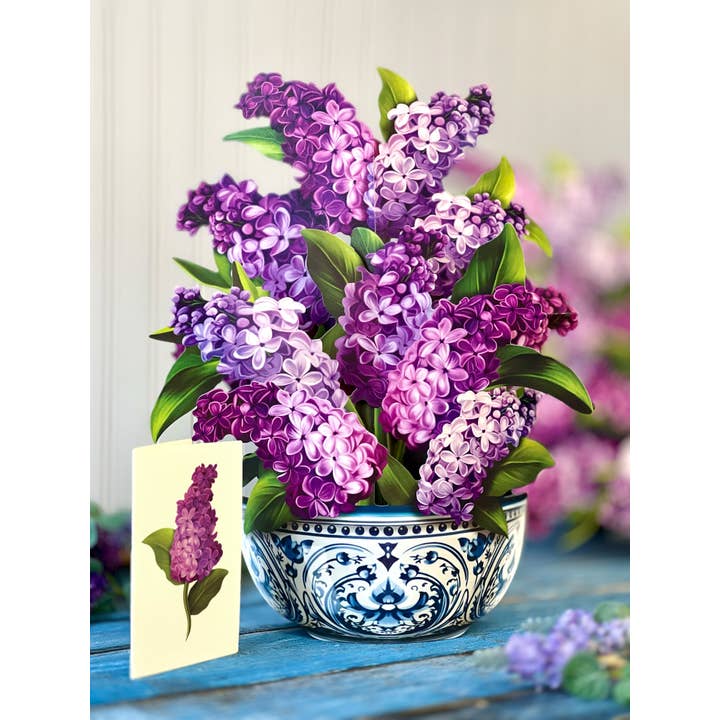 Pop-Up Greeting Cards | Garden Lilacs