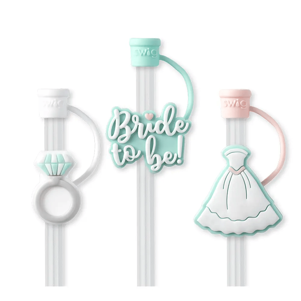 Straw Topper Set | Bride to Be