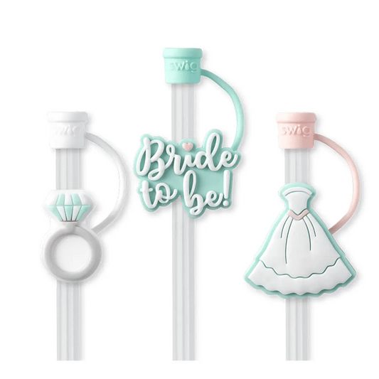 Straw Topper Set | Bride to Be
