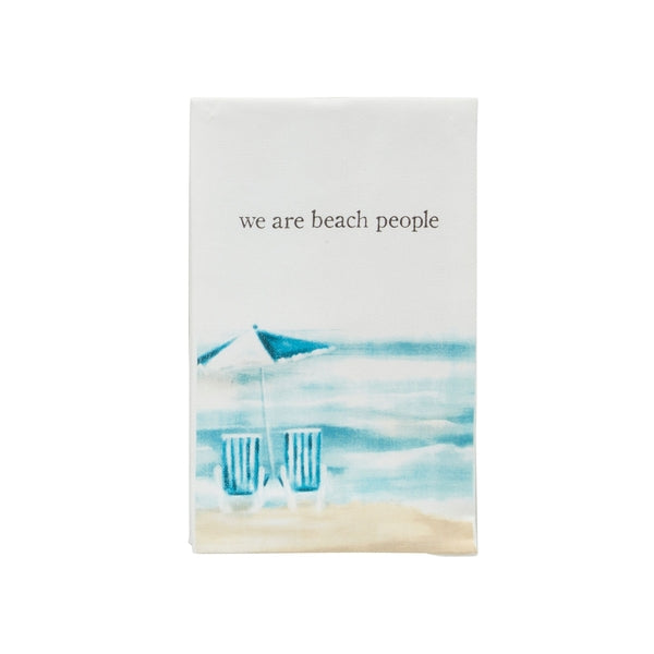 Beach Printed Tea Towel