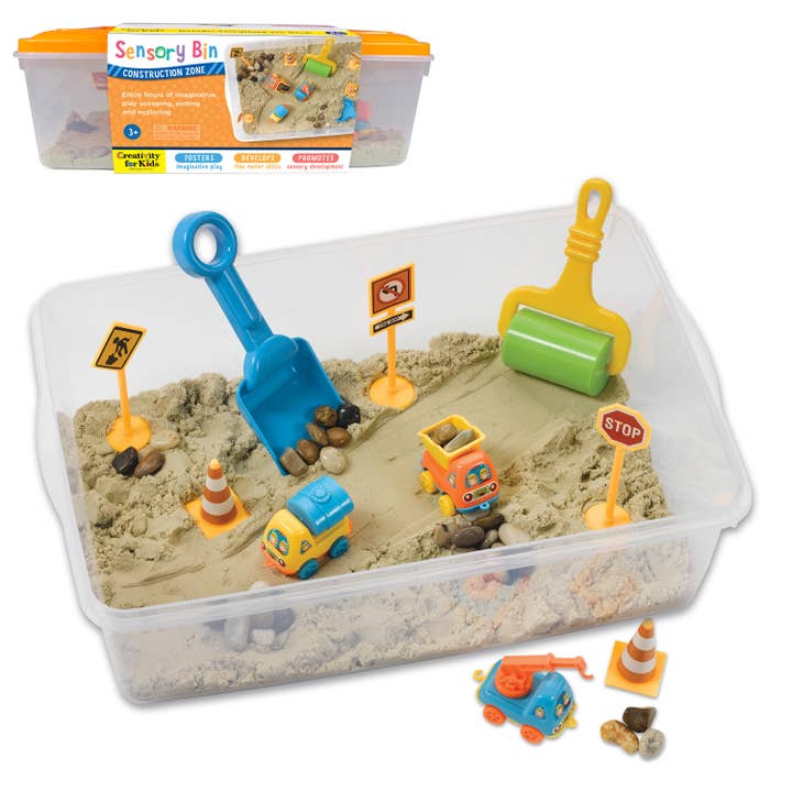 Sensory Bin | Construction Zone