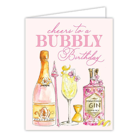 Greeting Card | Birthday | Cheers Bubbly