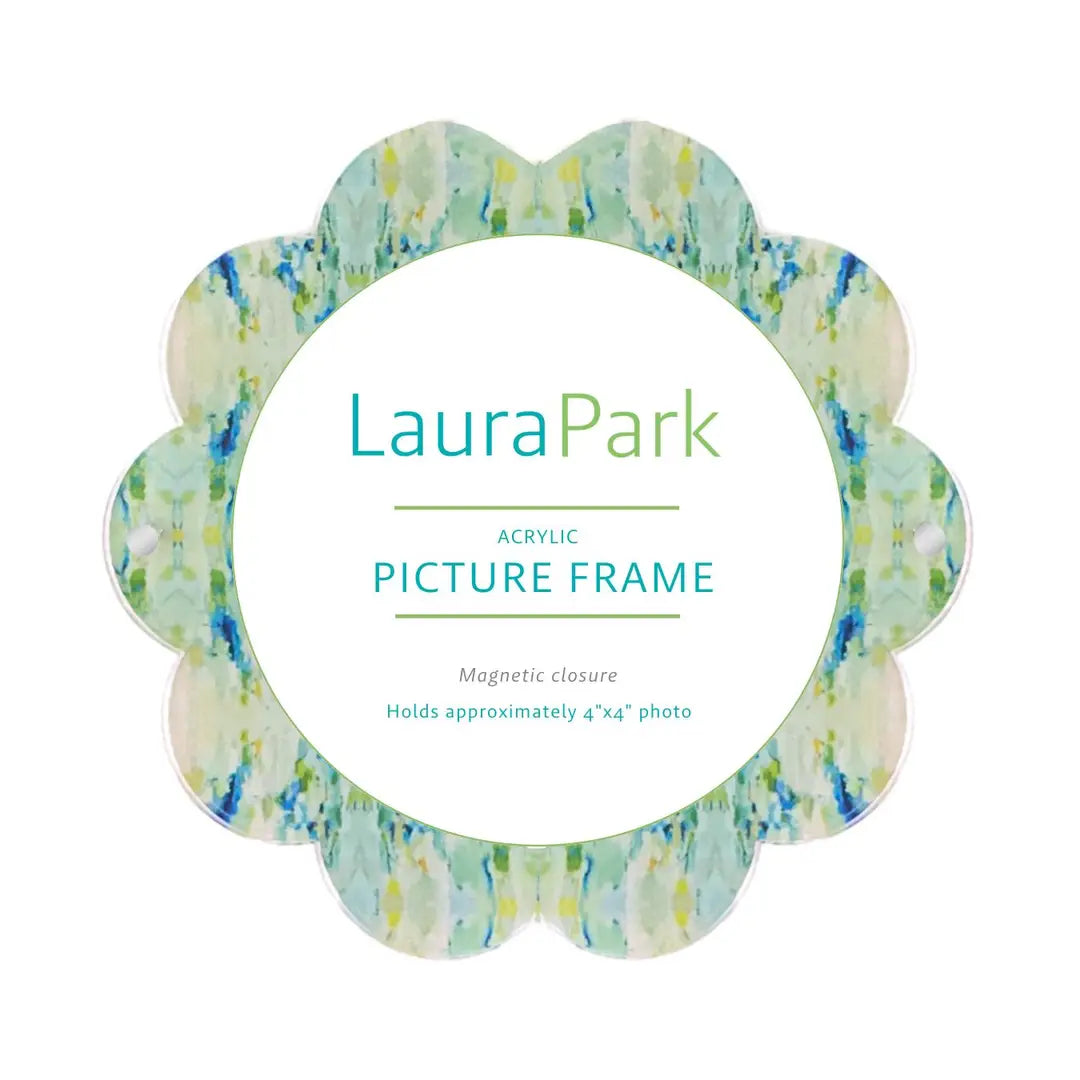 Acrylic Round Picture Frame | Wintergreen