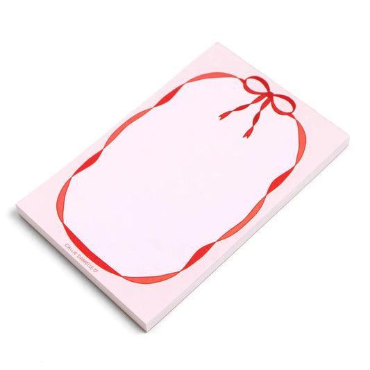 Bow Notepad | Pink
