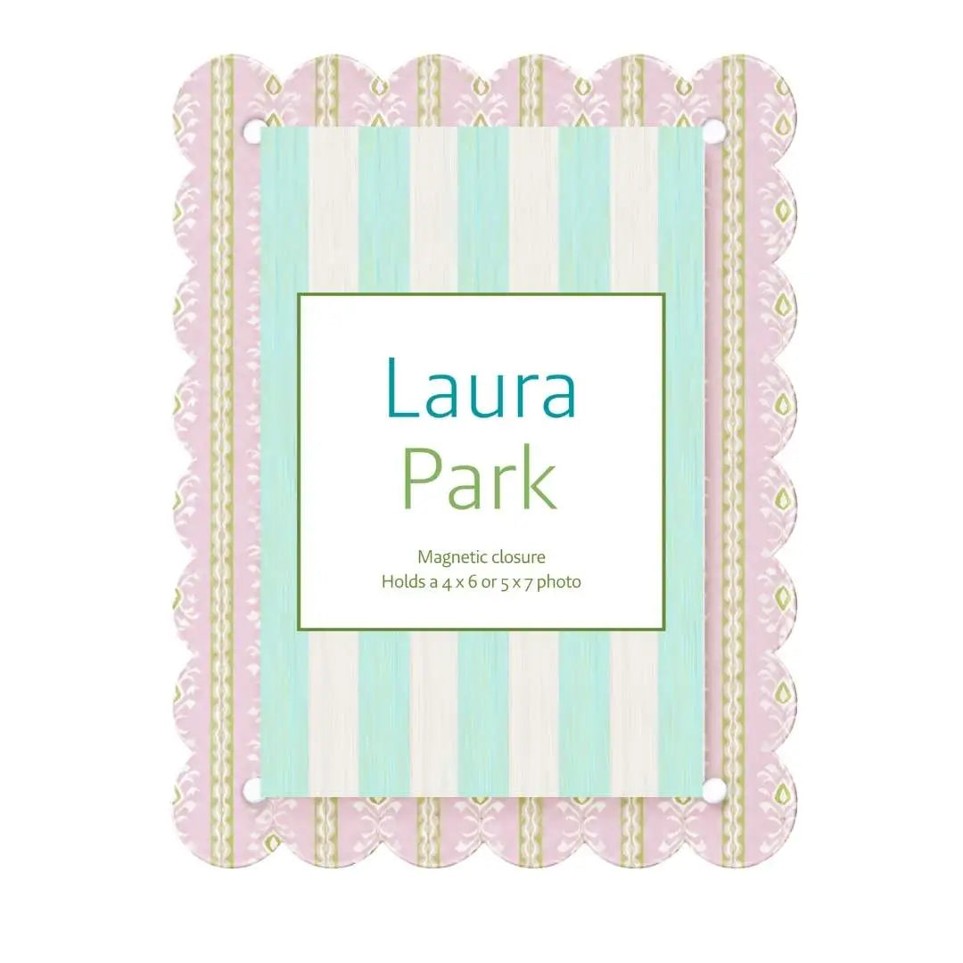 Acrylic Picture Frame | Rosemary Stripe Pink
