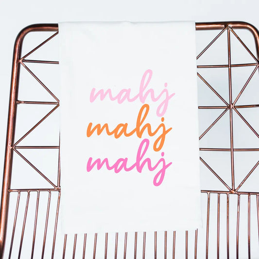 Mahjong Ombre Tea Towel