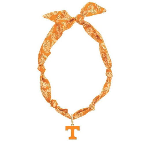 Tennessee Vols Logo Bandana Scarf Necklace