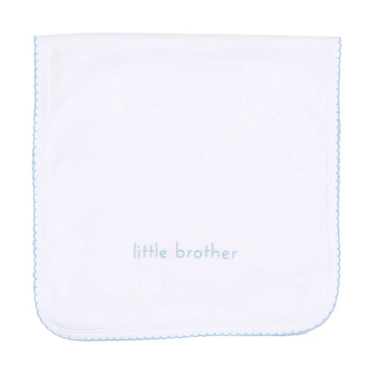 Embroidered Burp Cloth | Little Brother
