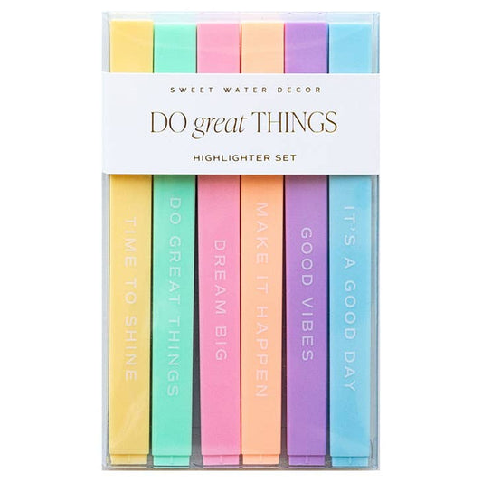 Do Great Things Highlighter Set