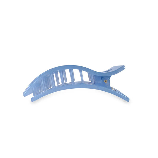 Teleties Flat Rectangle Hair Clip | Blue Lagoon | Assorted Sizes