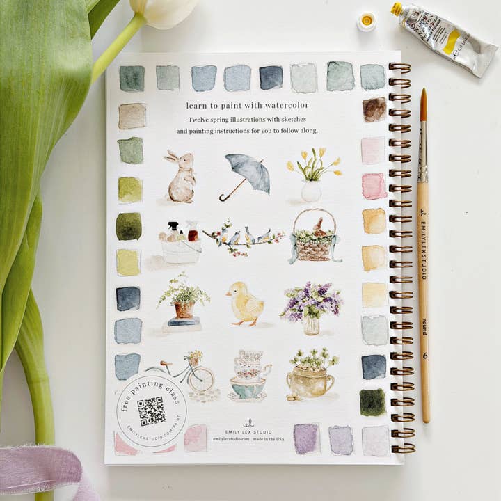Watercolor Workbook | Spring