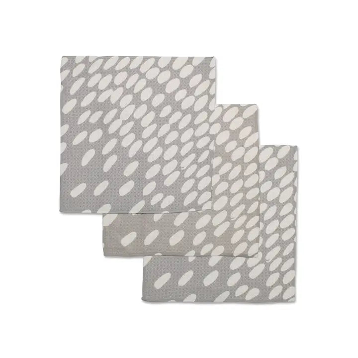 Dishcloth Set | Spotted Grey