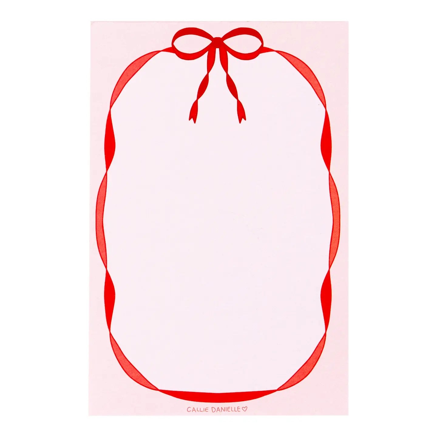Bow Notepad | Pink