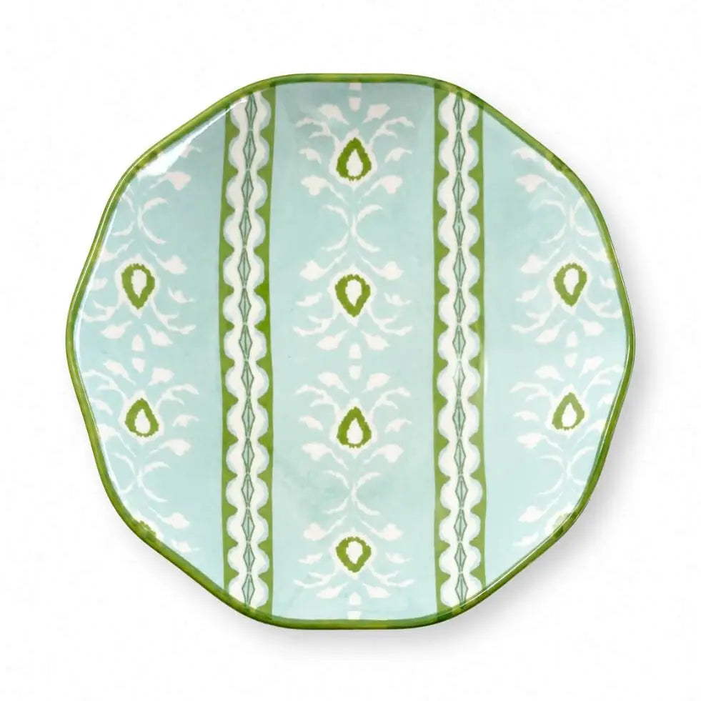 Ceramic Ring Dish | Rosemary Stripe Blue