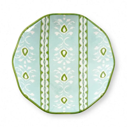 Ceramic Ring Dish | Rosemary Stripe Blue