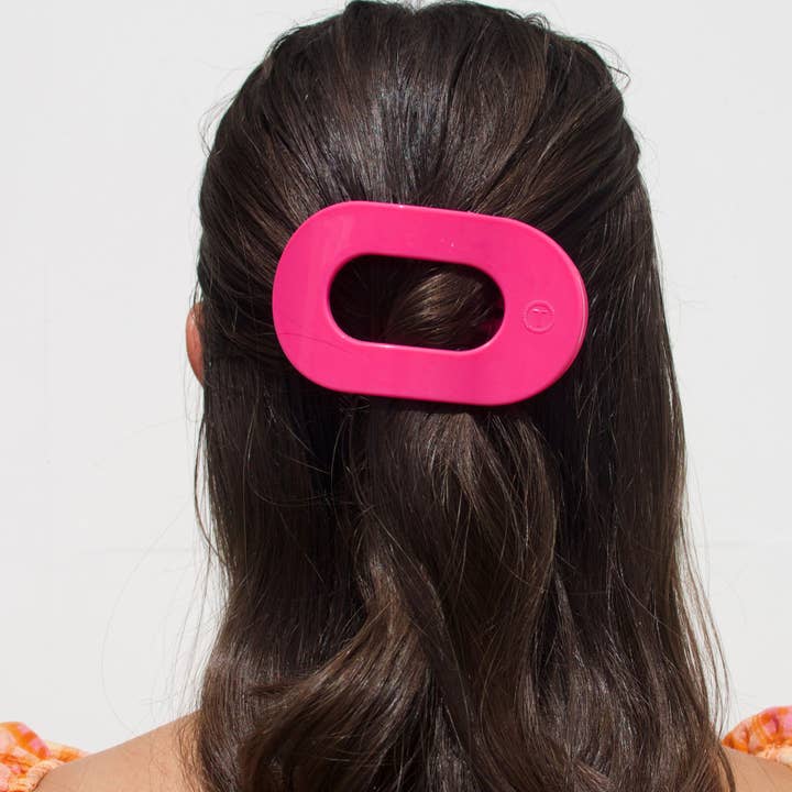 Teleties Flat Round Clip | Tropical Punch | Assorted Sizes