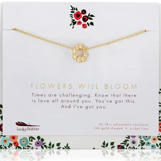 Necklace & Card | Flowers Will Bloom