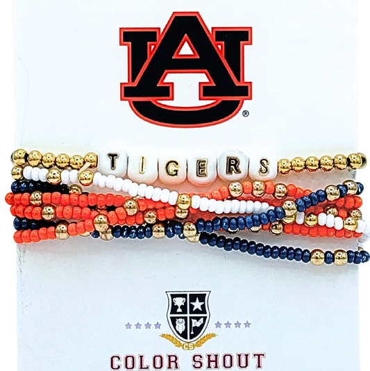 Auburn | Lucky 7 Bracelet Stack