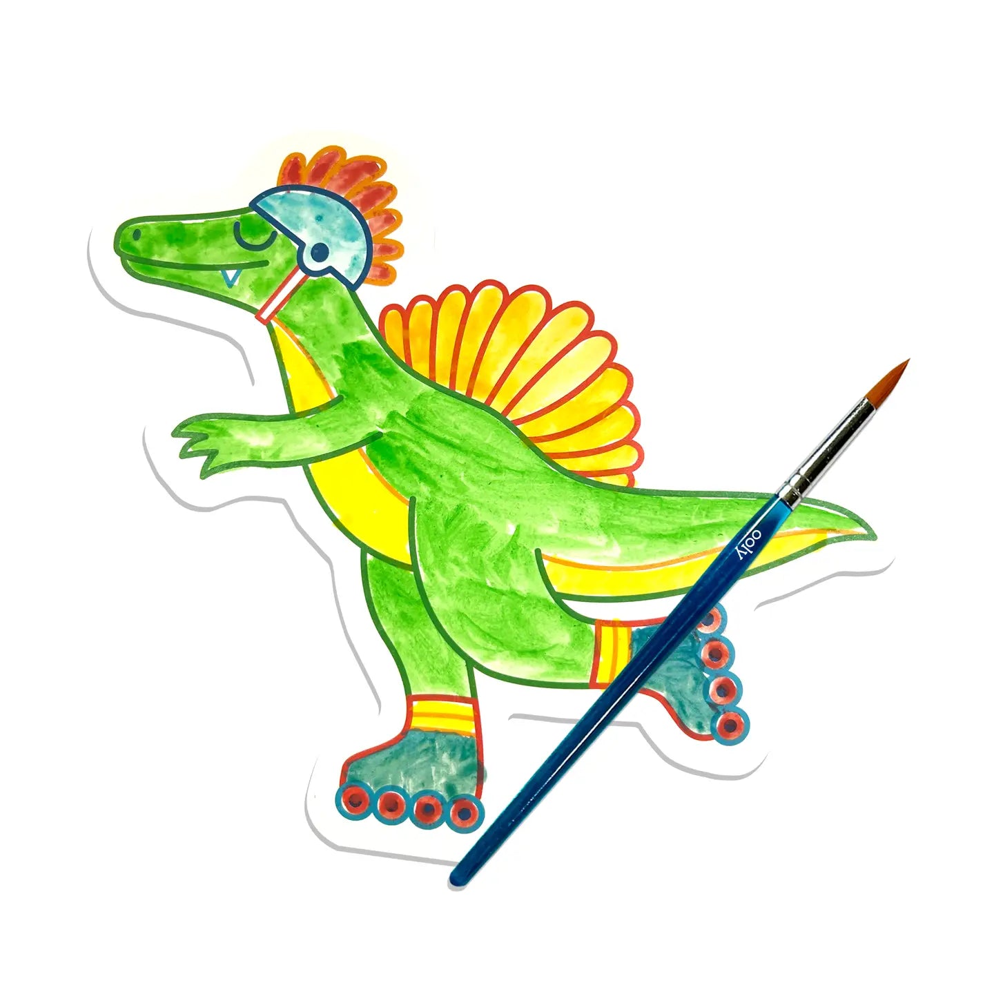 Playful Painters: Easy Watercolor Painting Kit - Chills & Thrills Dinos