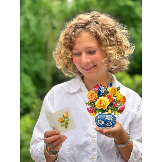 Mini Pop-Up Greeting Cards | Sorbet Roses