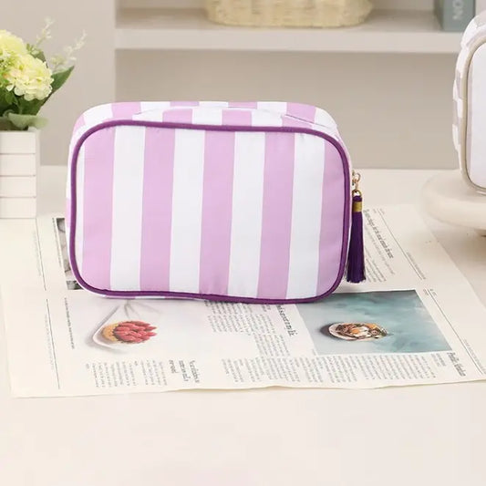 Striped Pouch | Purple