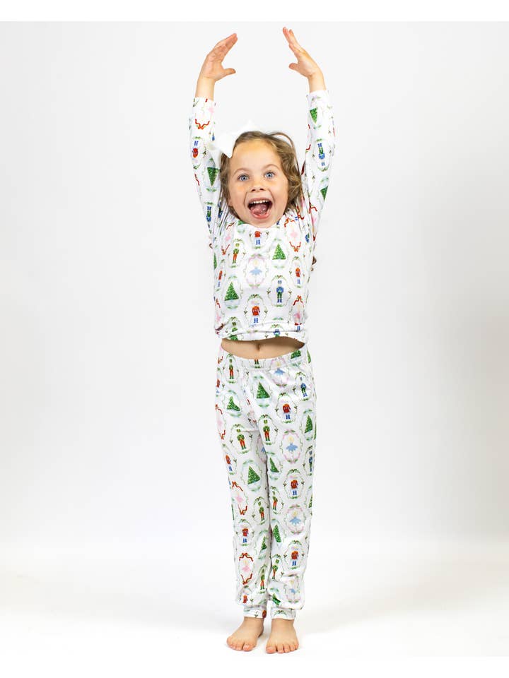 Kids Long Sleeve Pajama Set | Nutcracker Waltz