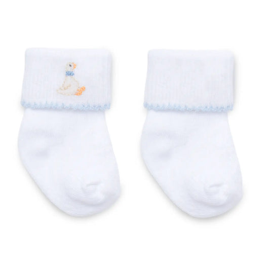Silly Goose Socks | Light Blue