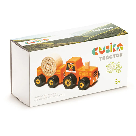 Cubika | Wooden Toy Tractor