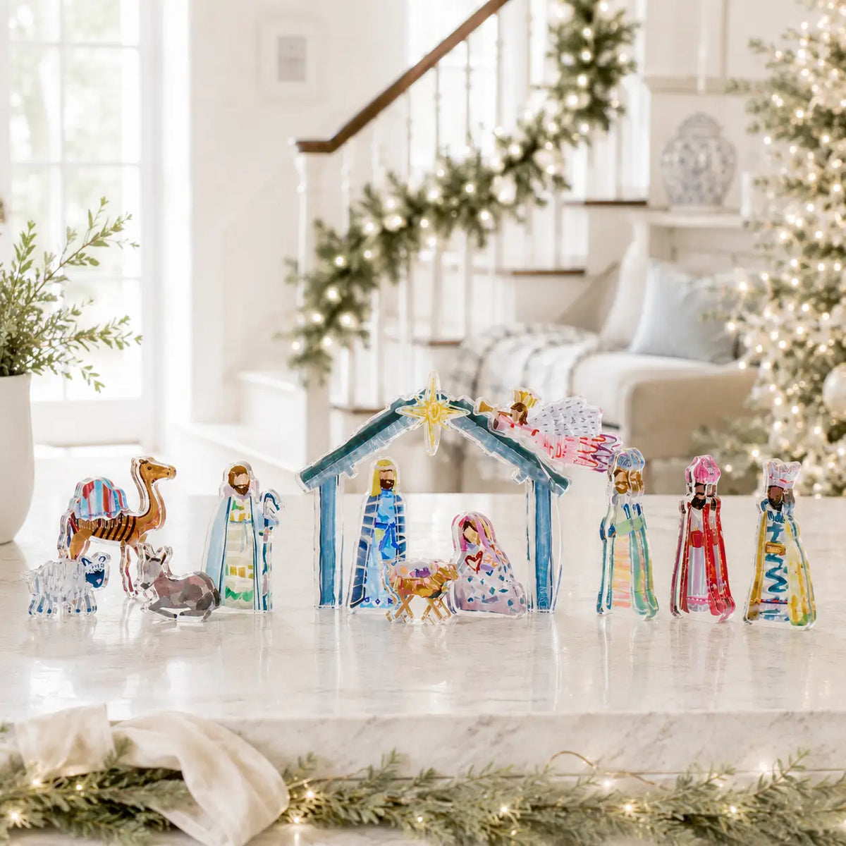 The Collected Nativity Set | Complete Scene | Large
