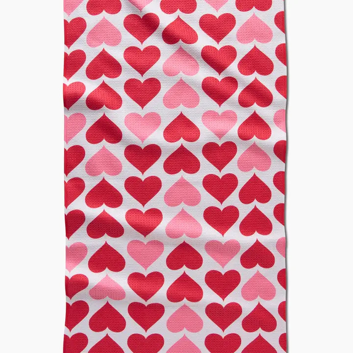 Tea Towel | Blushing Hearts