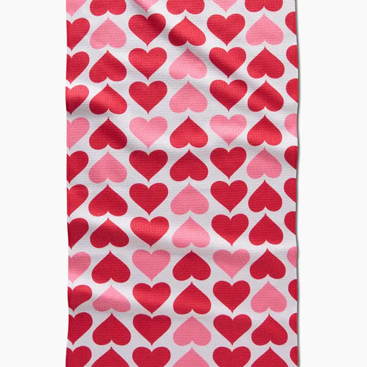 Tea Towel | Blushing Hearts