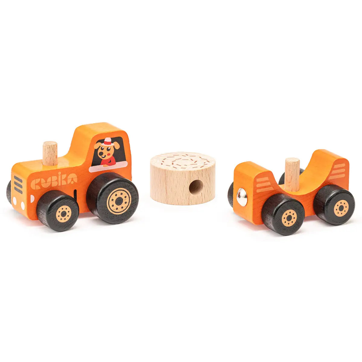 Cubika | Wooden Toy Tractor