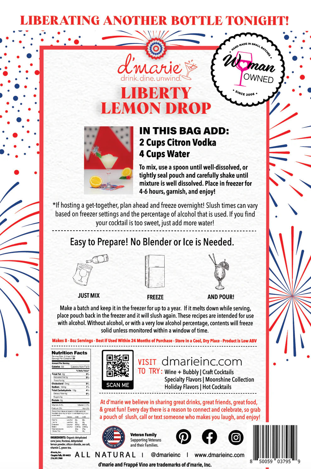 Cocktail Slush Mix | Liberty Lemon Drop