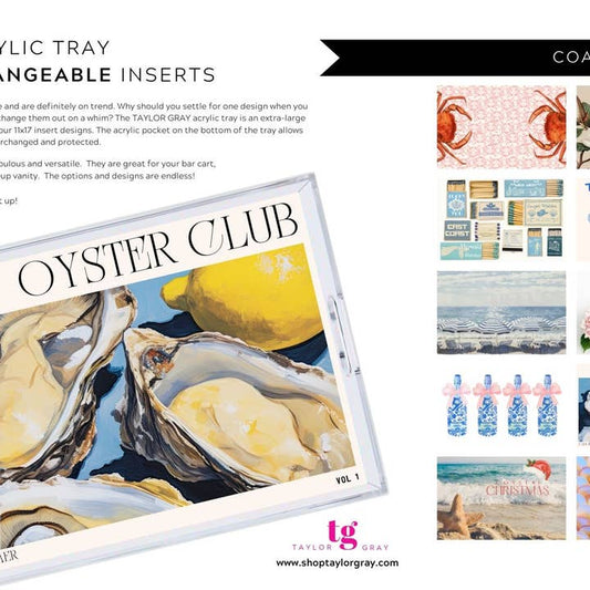 Acrylic Tray Inserts | Coastal